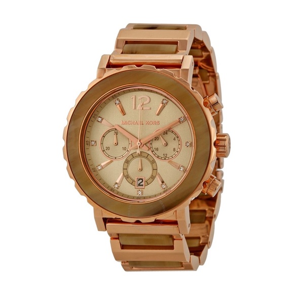 Michael Kors Lillie Rose Gold Horn Watch main image 4